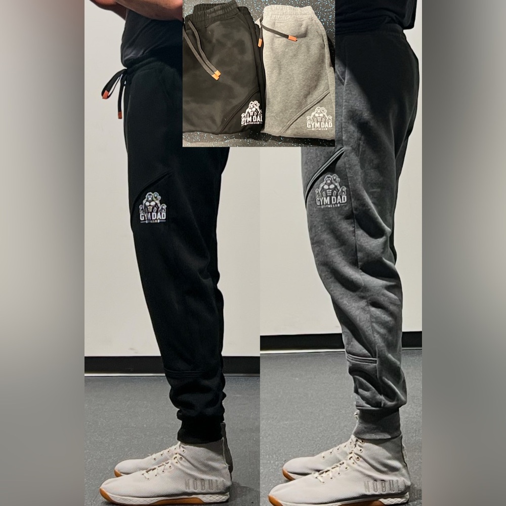 Gym Dad Fitness Jogger - black or grey